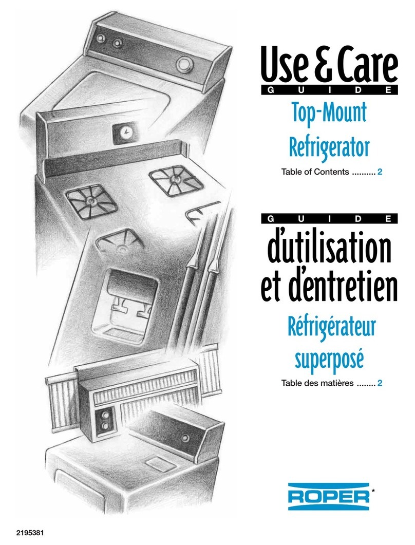 Roper ROPER RT18DKXFN03 User manual