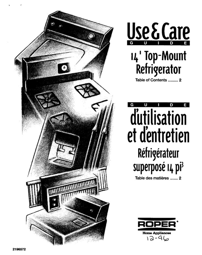 Roper Roper RT14BKXFN00 Use & care guide