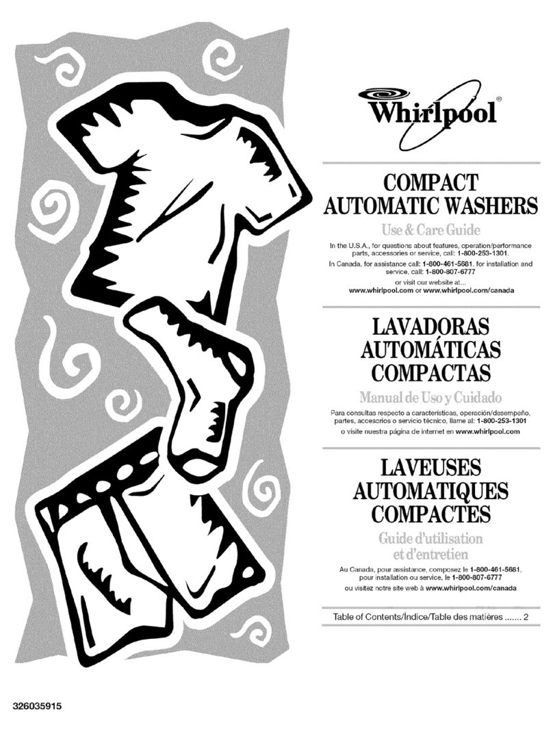 Whirlpool 326035915 User manual