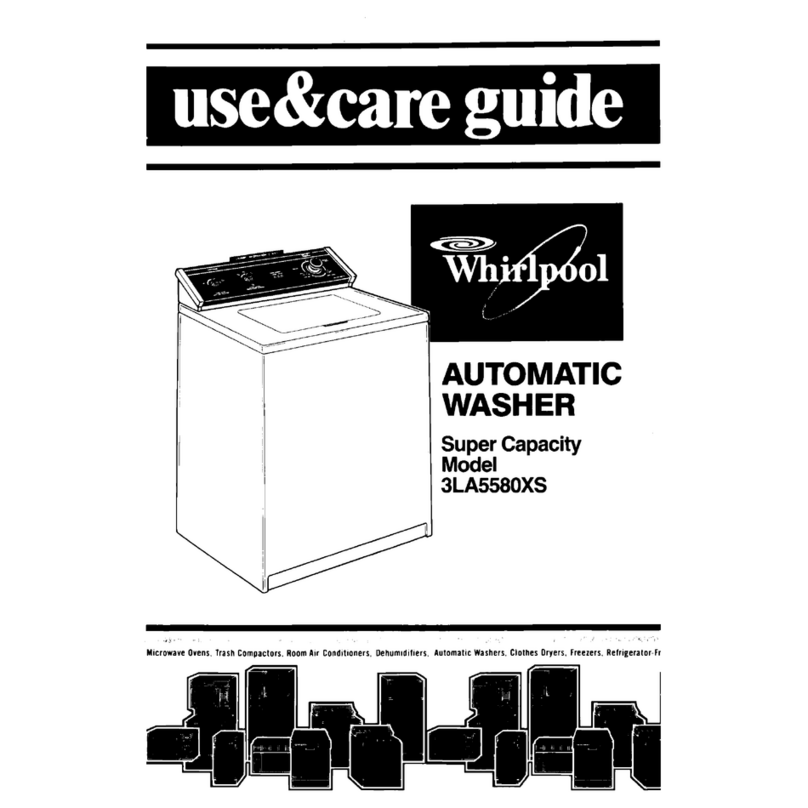 Whirlpool 3LA5580XS Use & care guide
