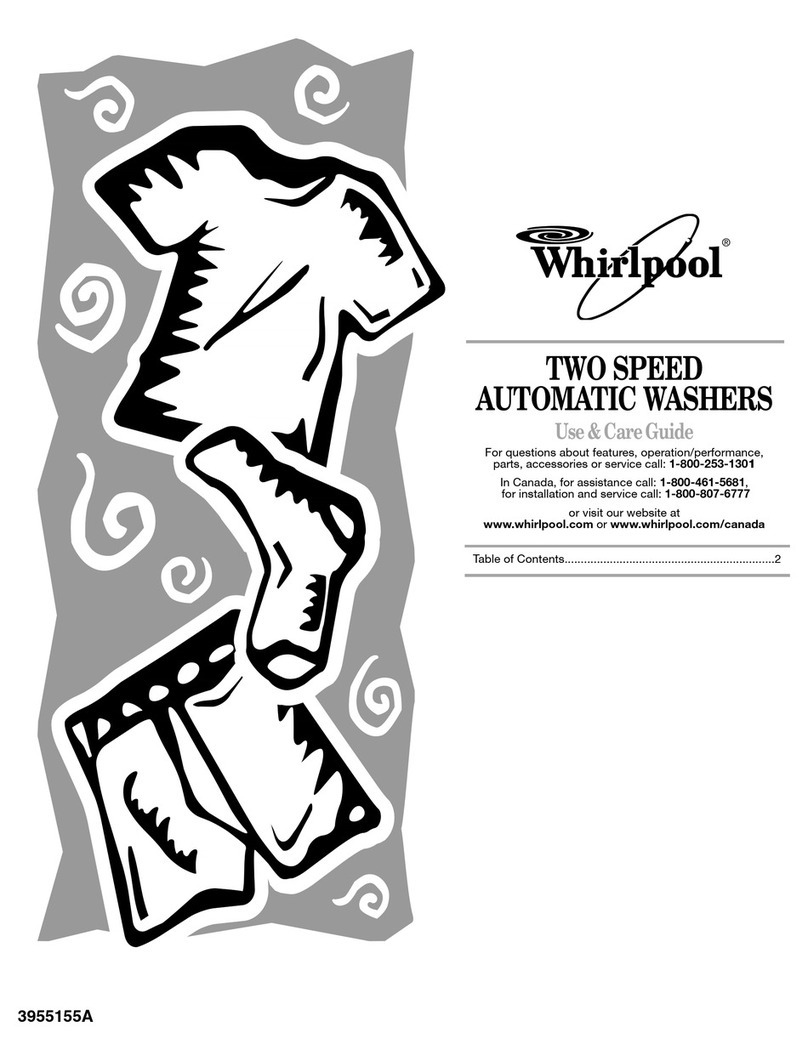 Whirlpool 3955155A Use and care guide
