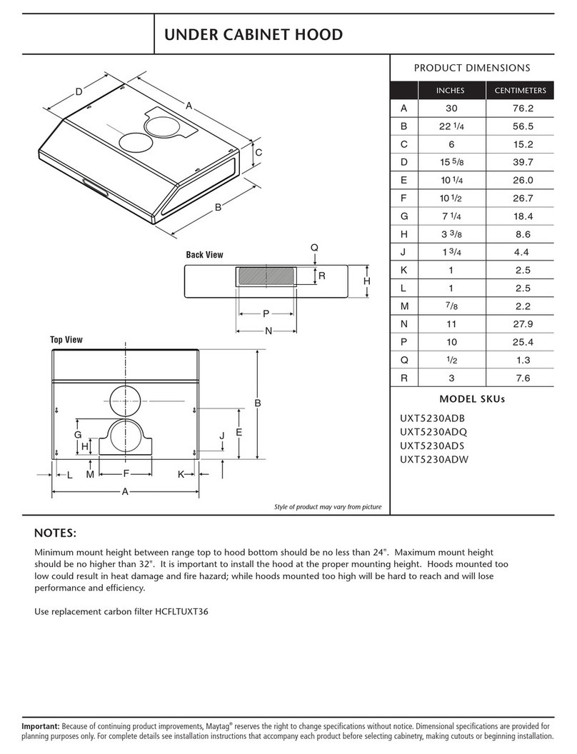 Whirlpool UXT5230ADB Product dimensions
