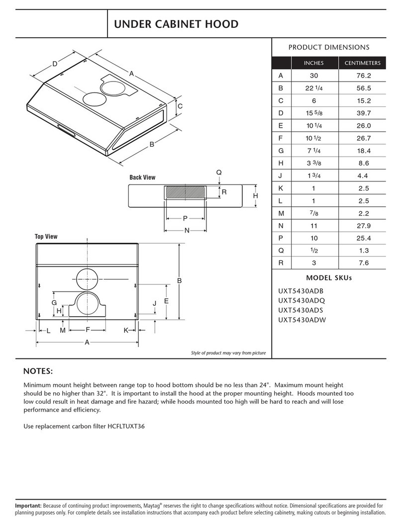 Whirlpool UXT5430ADB Product dimensions