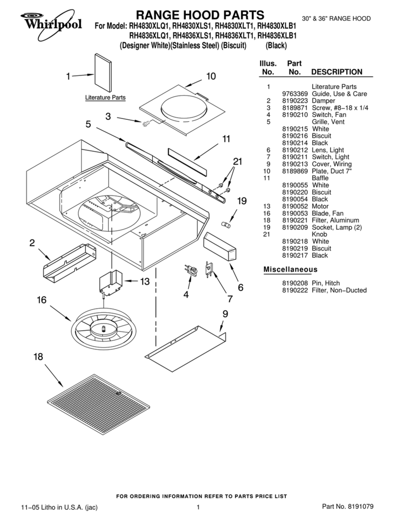Whirlpool RH4830XLB1 parts list