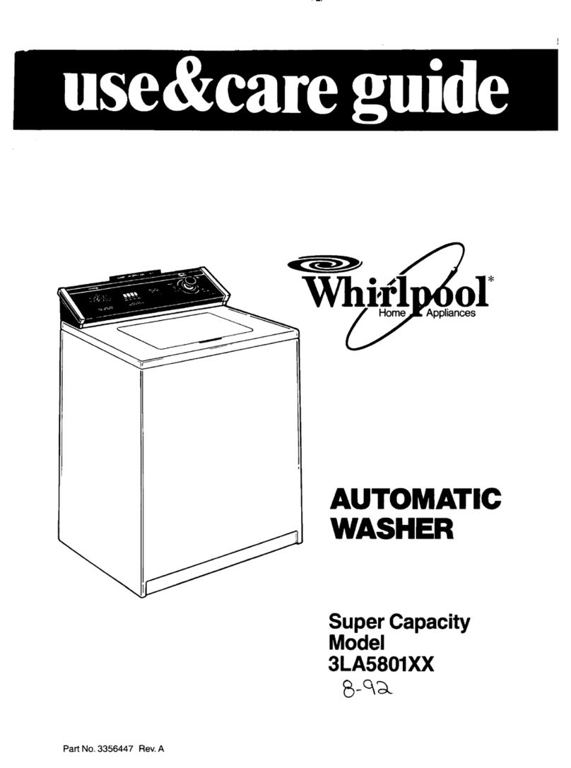 Whirlpool 3LA5801XX Use & care guide