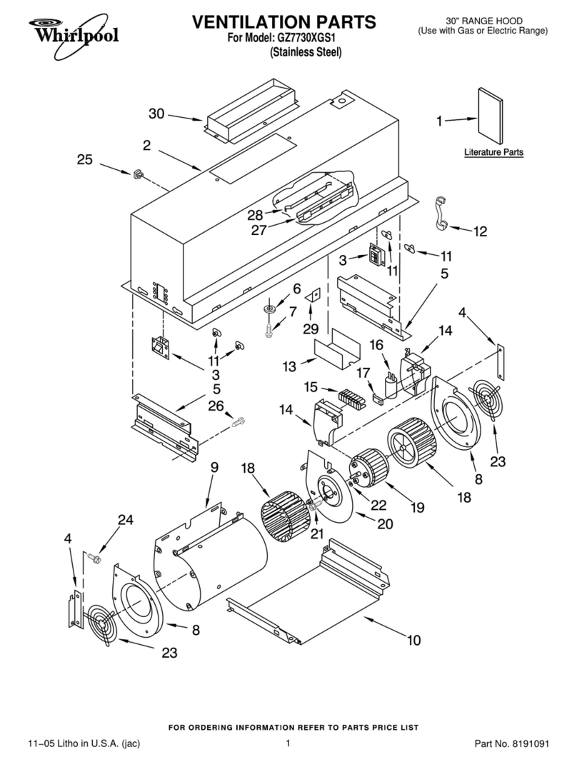 Whirlpool GZ7730XGS1 User manual