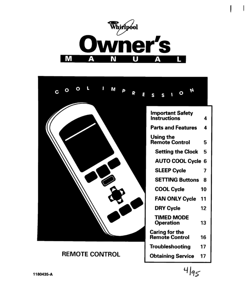 Whirlpool 1180435-A owner's manual