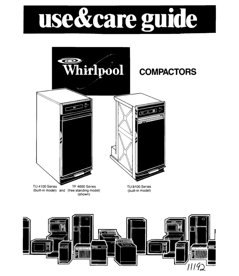 Whirlpool TF 4600 Series Use & care guide Whirlpool TF 4600 Series Use & care guide