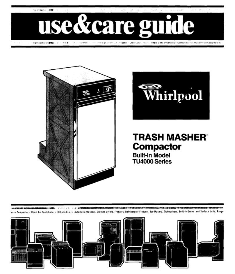 Whirlpool TU 4000 Series Use and care guide