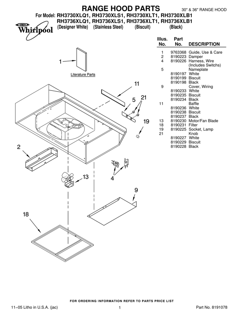 Whirlpool RH3730XLB1 parts list