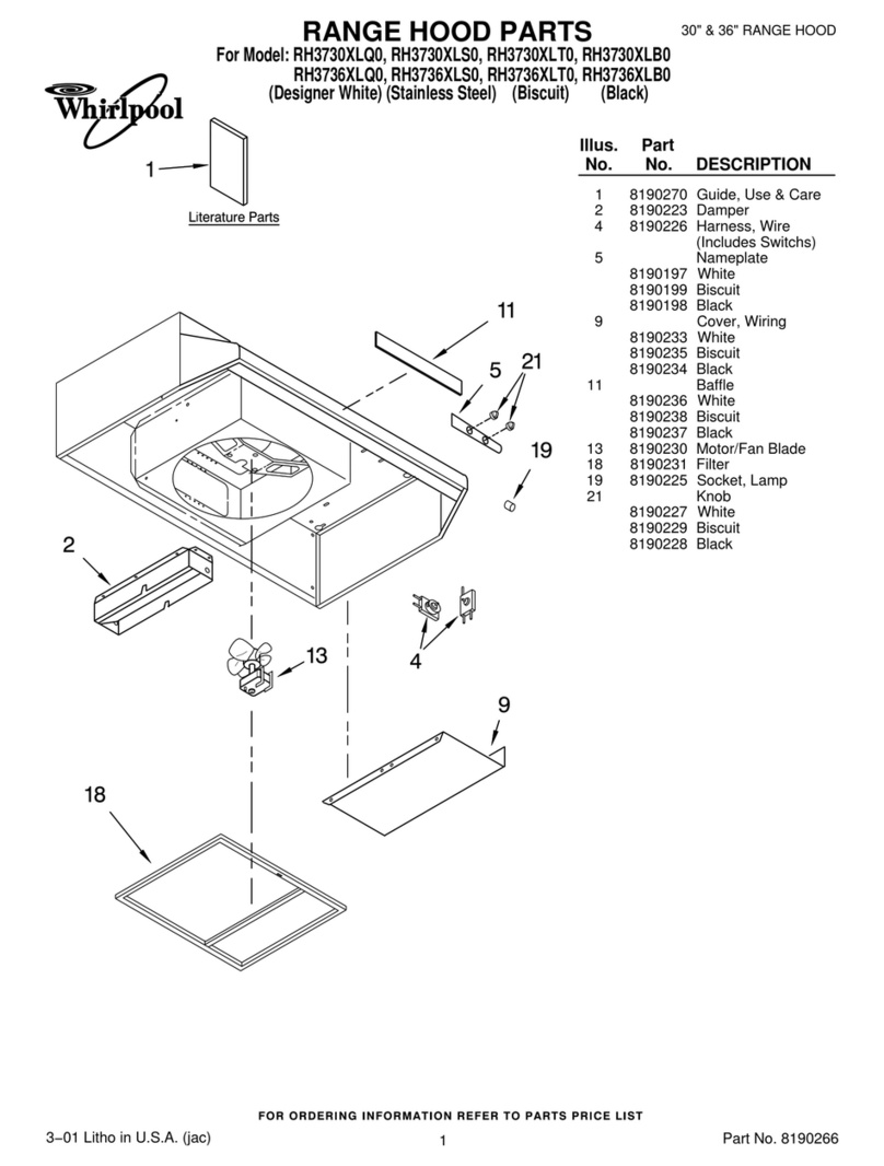 Whirlpool RH3730XLB0 parts list