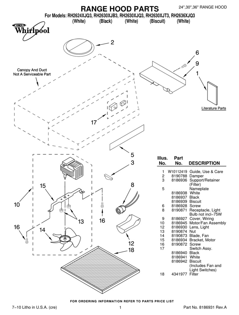 Whirlpool RH2624XJQ3 parts list