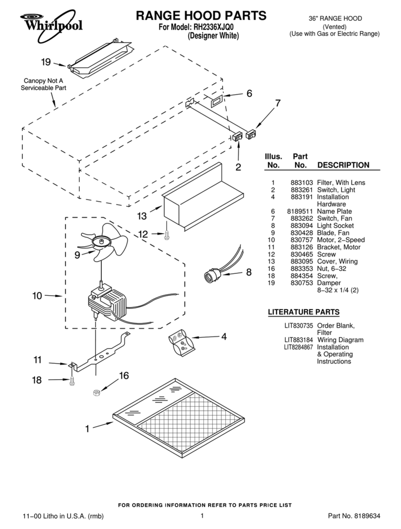 Whirlpool RH2336XJQ0 parts list