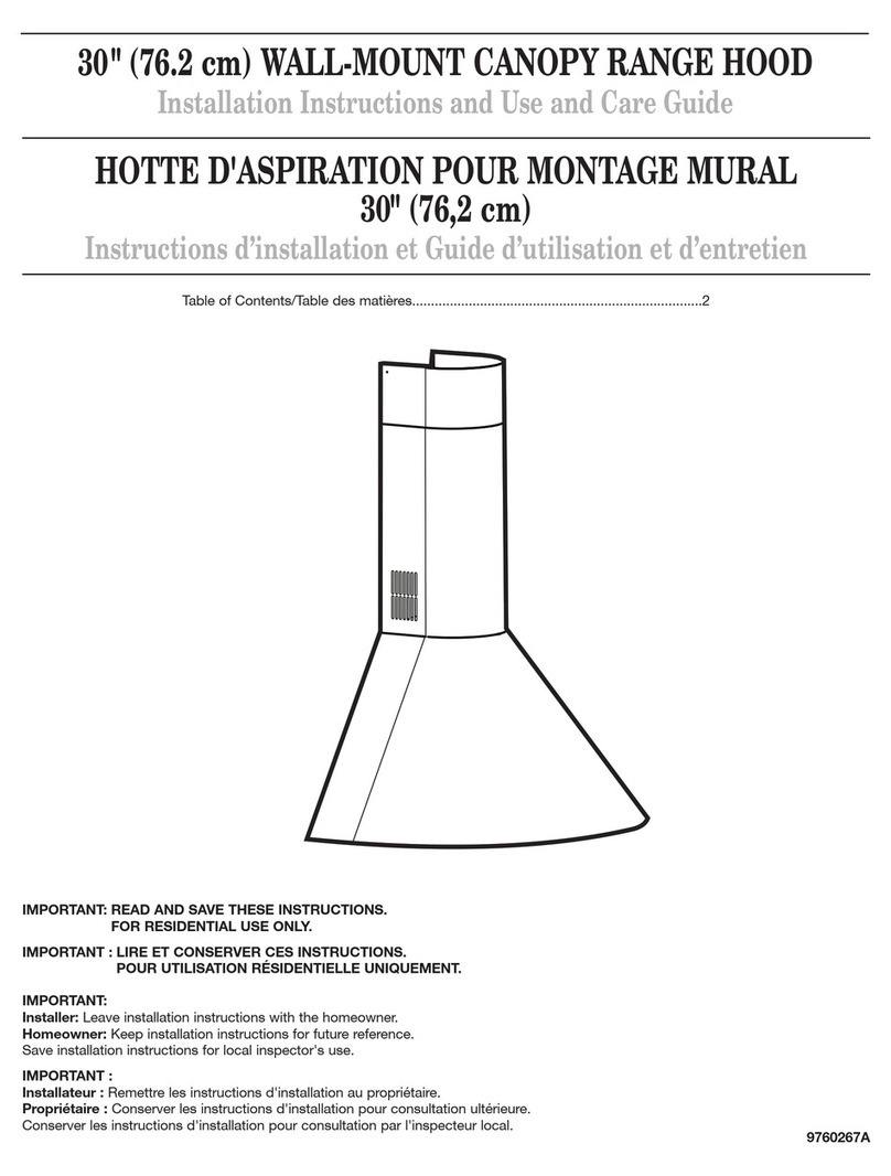 Whirlpool IH7302RS0 Installation instructions and use and care guide