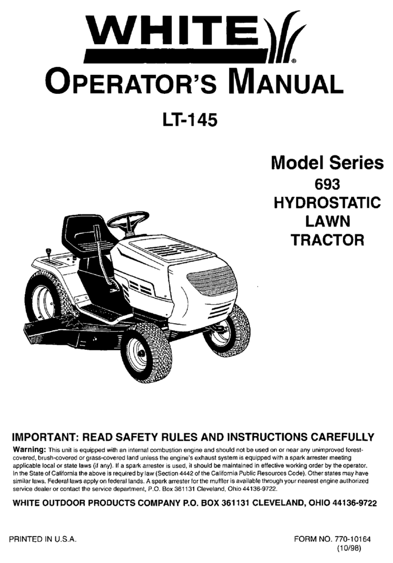 White 693 Series User manual White 693 Series User manual