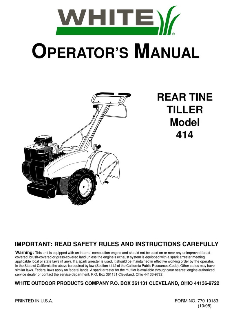 White 414 Operator's manual