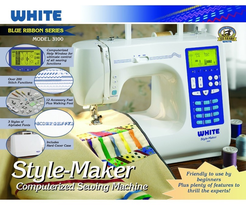 White Style-Maker 3100 User manual