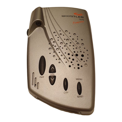 Whistler 1675 User manual