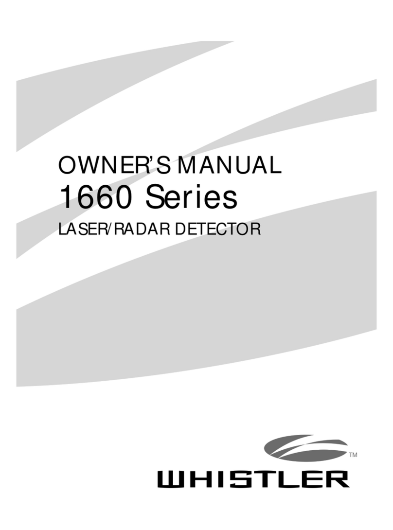 Whistler 1660 Series User manual