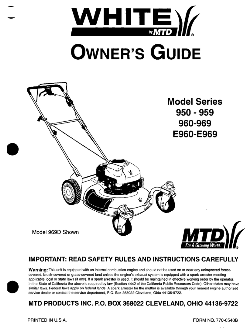 White 960-969 Series User manual White 960-969 Series User manual