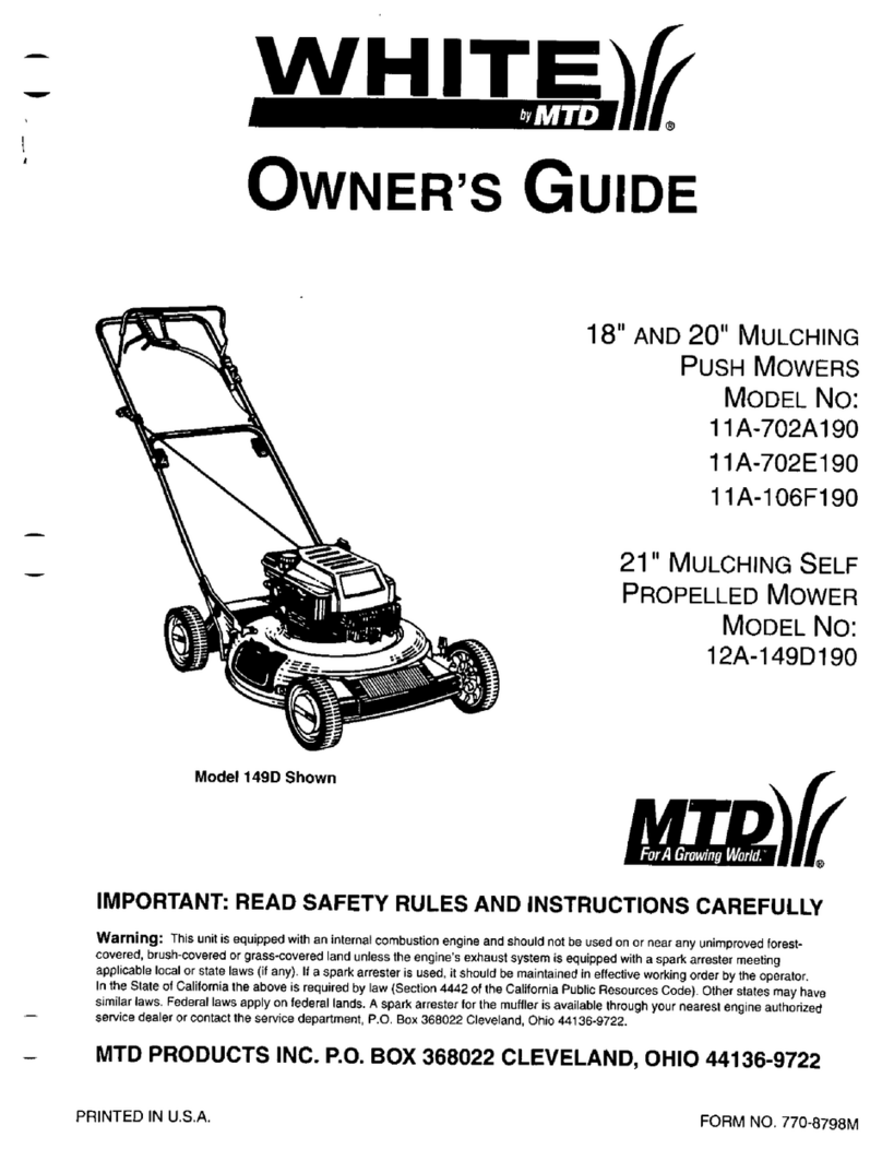 White 11A-106F190 User manual White 11A-106F190 User manual