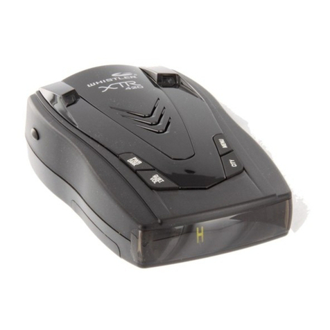 Whistler XTR-420 owner's manual