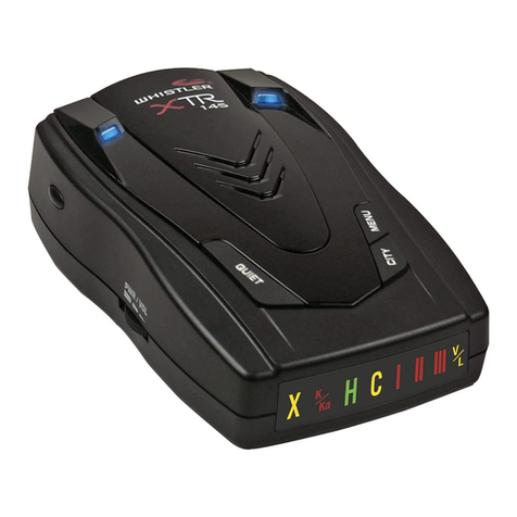 Whistler XTR-145 User manual