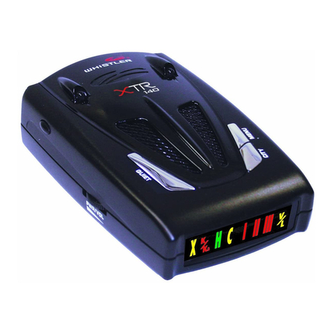 Whistler XTR-140 User manual