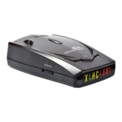 Whistler XTR-130 User manual Whistler XTR-130 User manual