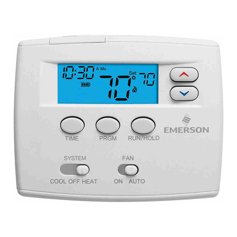 White Rodgers 1F82-0261 Installation and operating instructions