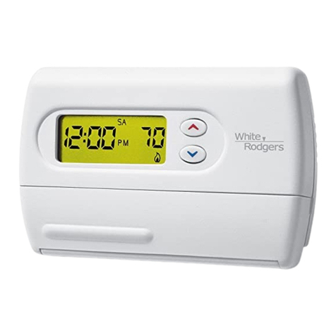 White Rodgers 1F80-240 Installation and operation instructions