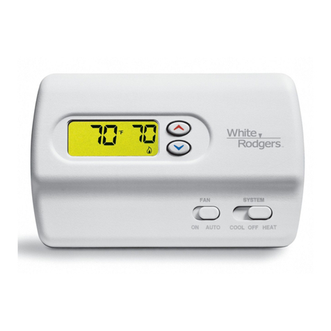 White Rodgers 1F83-261 Installation and operation instructions