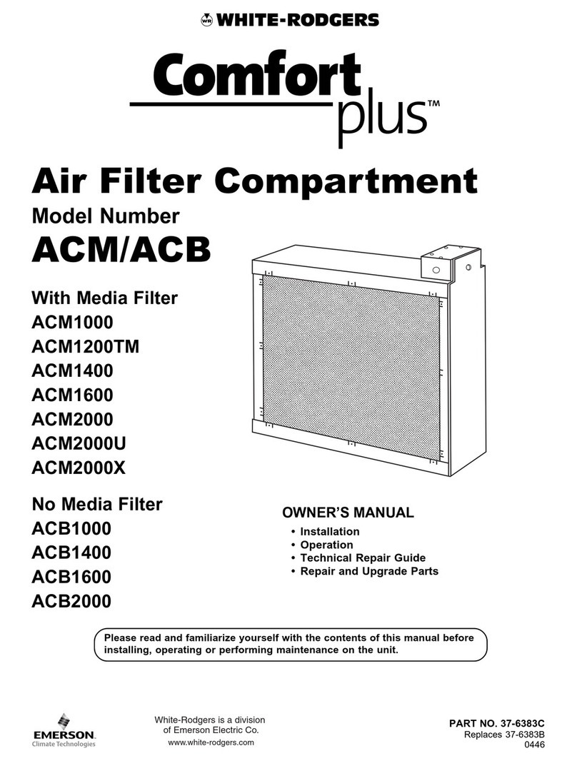 White Rodgers pmnACM/ACB owner's manual