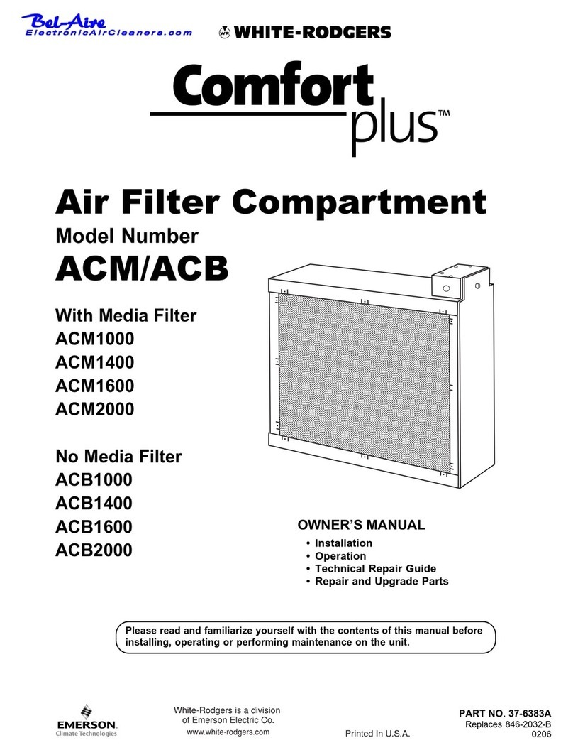 White Rodgers Comfort Plus ACM1000 owner's manual