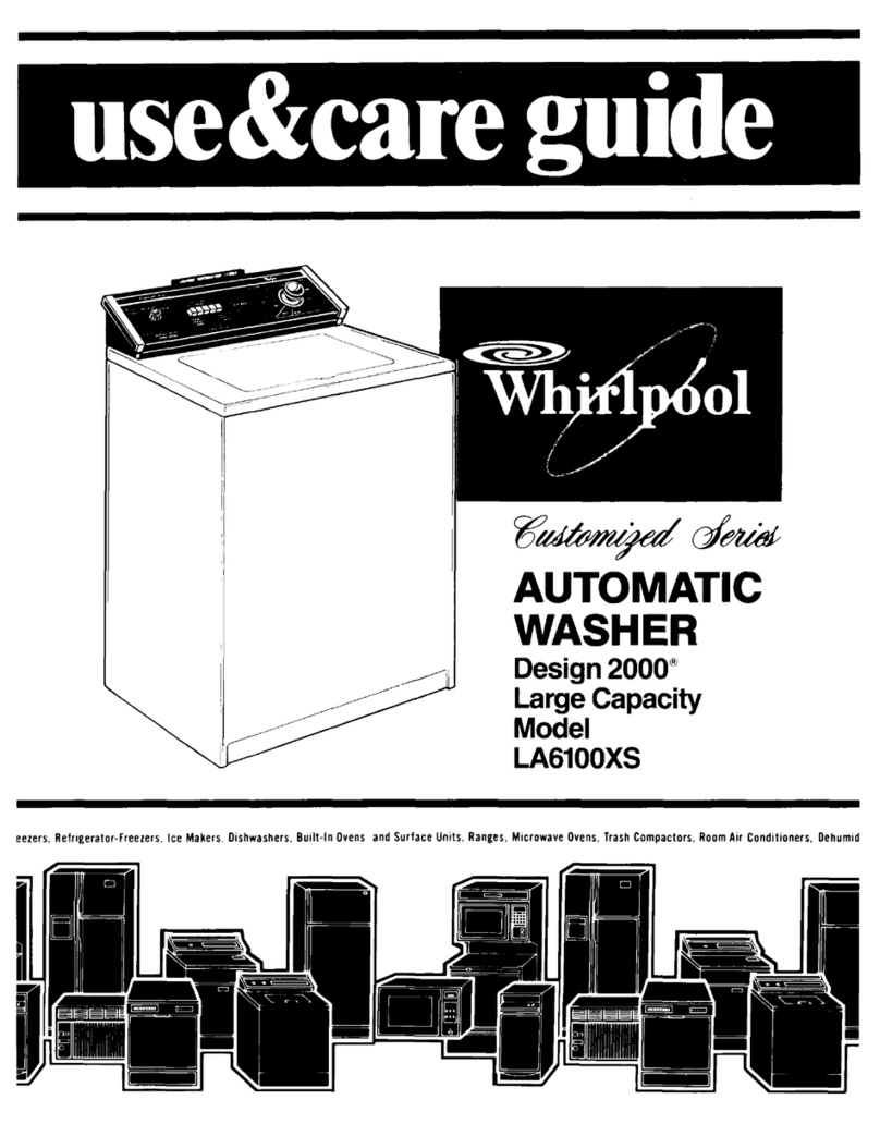 Whirlpool LA61OOXS User manual