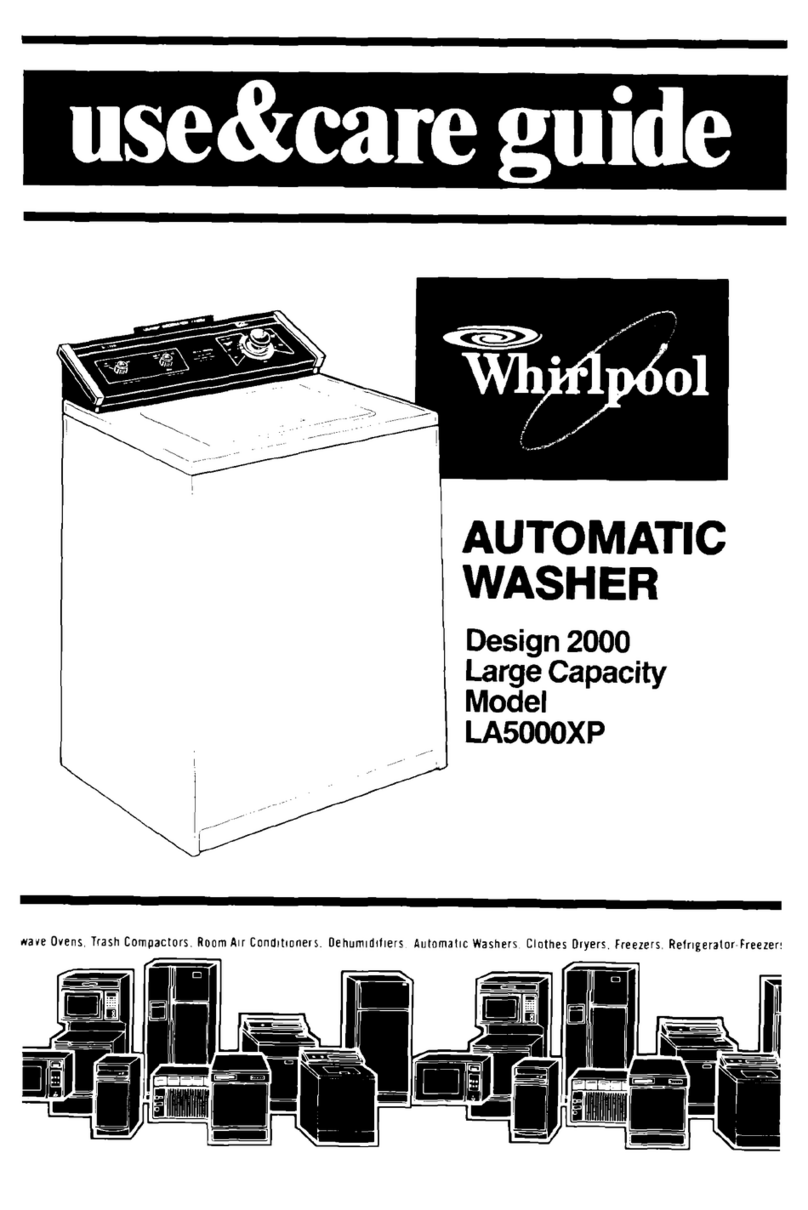 Whirlpool LA5OOOXP User manual