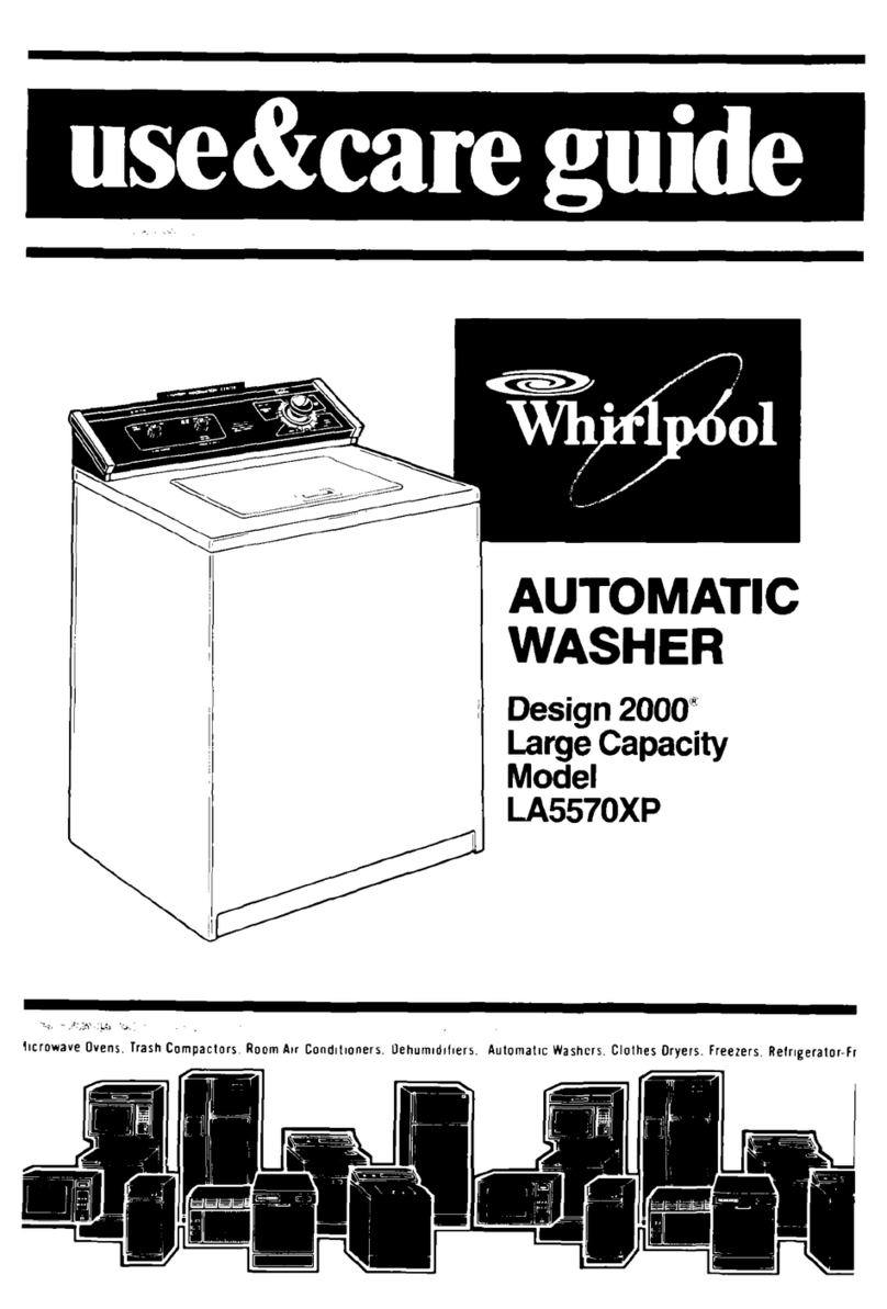 Whirlpool LA5570XP Use & care guide