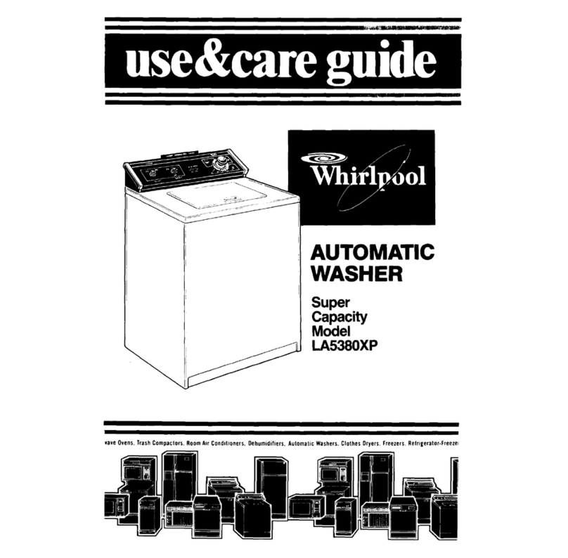 Whirlpool LA538OXP Use & care guide