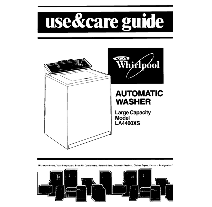 Whirlpool LA4400XS Use & care guide