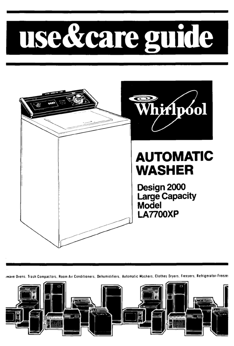 Whirlpool LA77OOXP Use & care guide Whirlpool LA77OOXP Use & care guide
