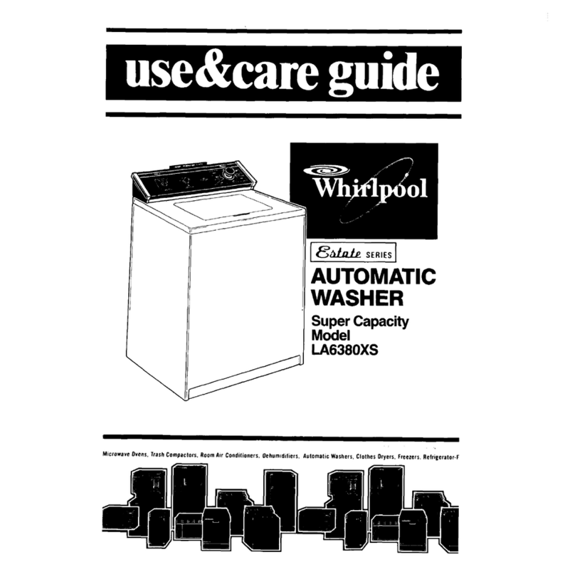 Whirlpool LA638OXS Use & care guide