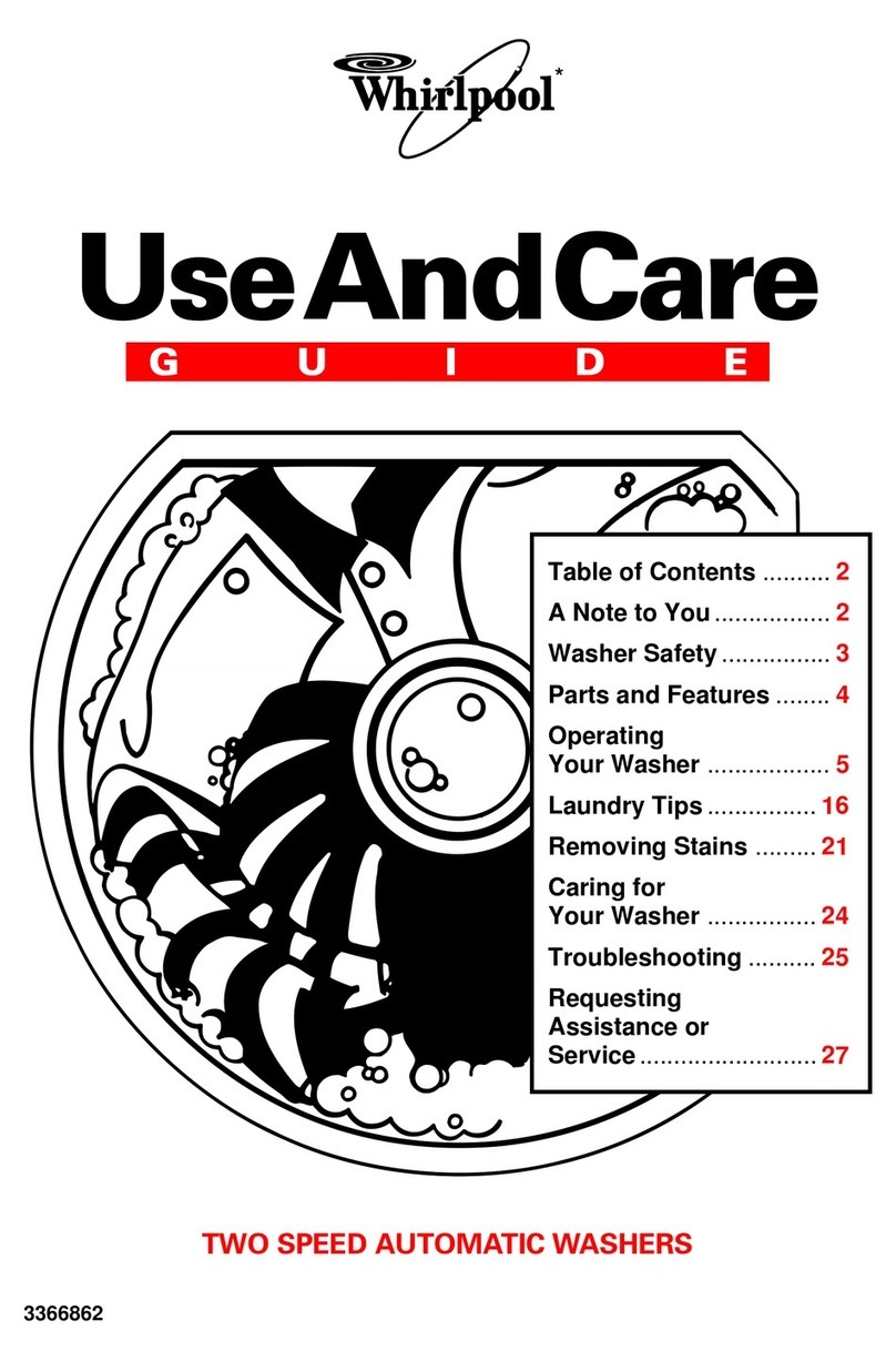 Whirlpool 7LSR8244EQ0 User manual