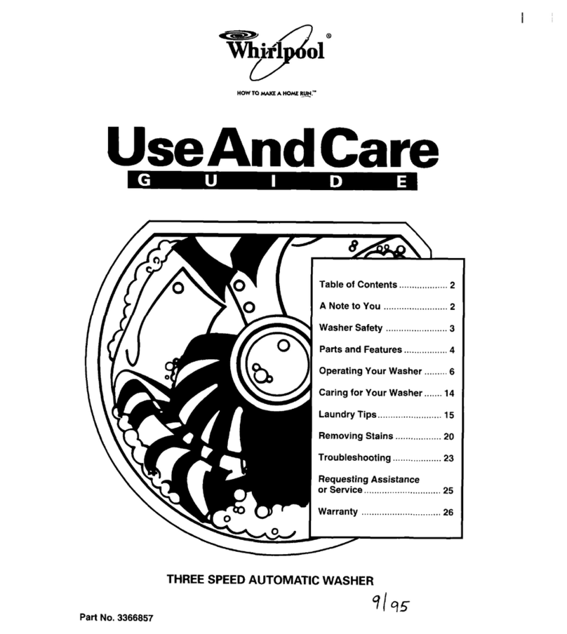 Whirlpool 7LSC9355BN0 User manual