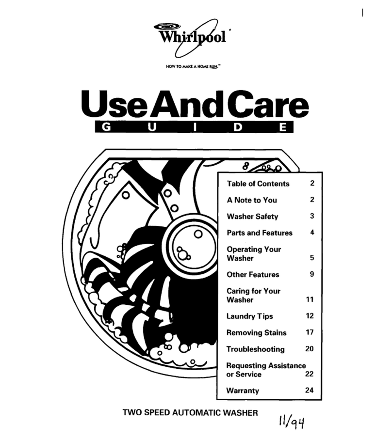 Whirlpool 6LSC9255BQ0 User manual