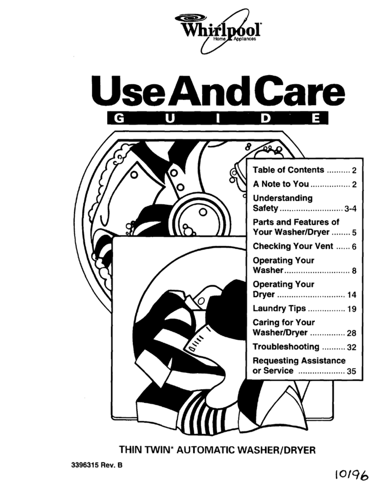 Whirlpool 3396315 User manual