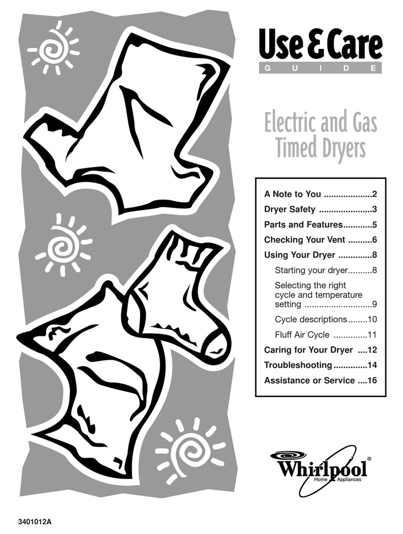 Whirlpool 3LER5436EQ0 User manual