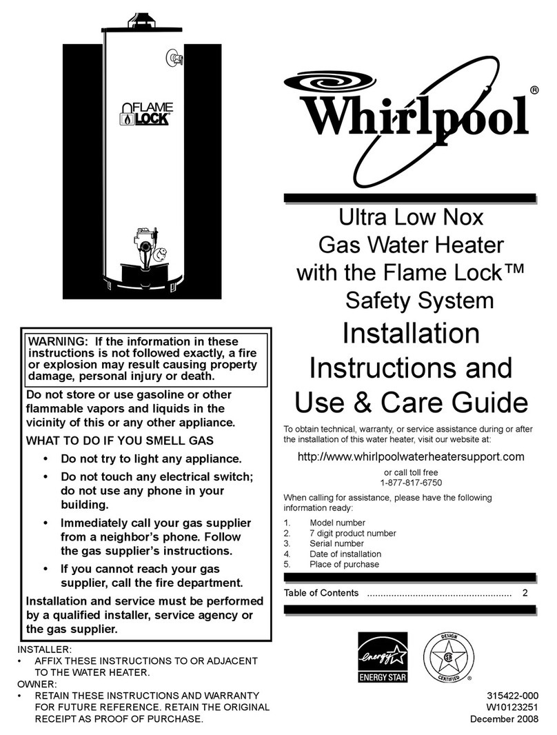 Whirlpool 315422-000 Product information sheet