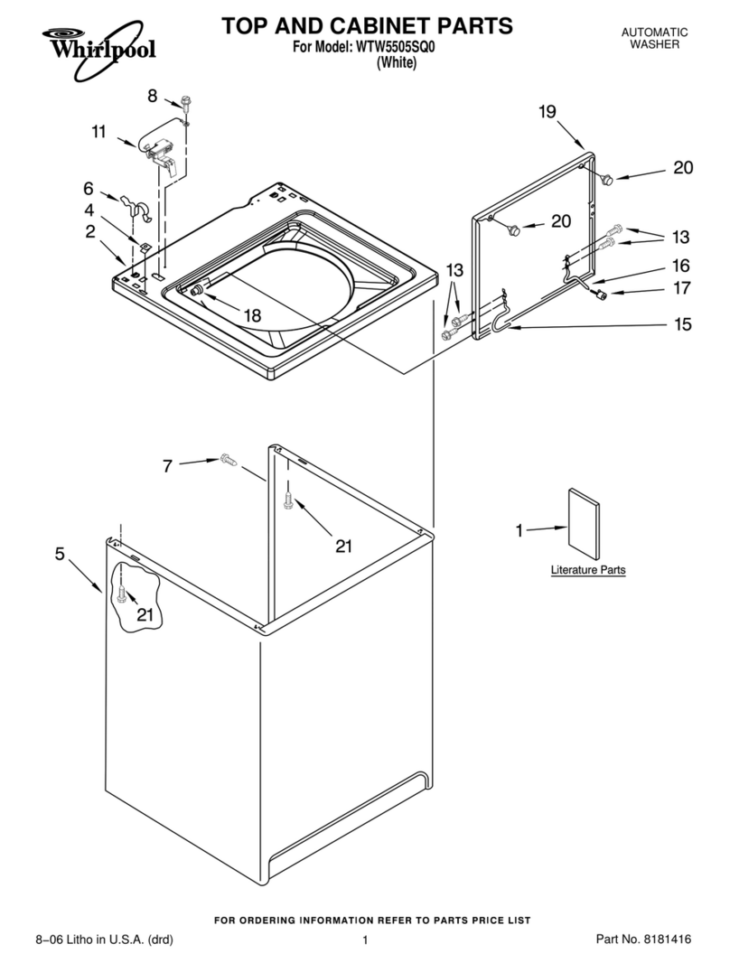 Whirlpool WTW5505SQ0 parts list