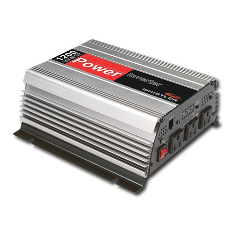 Whistler 1200 WATT SERIES owner's manual