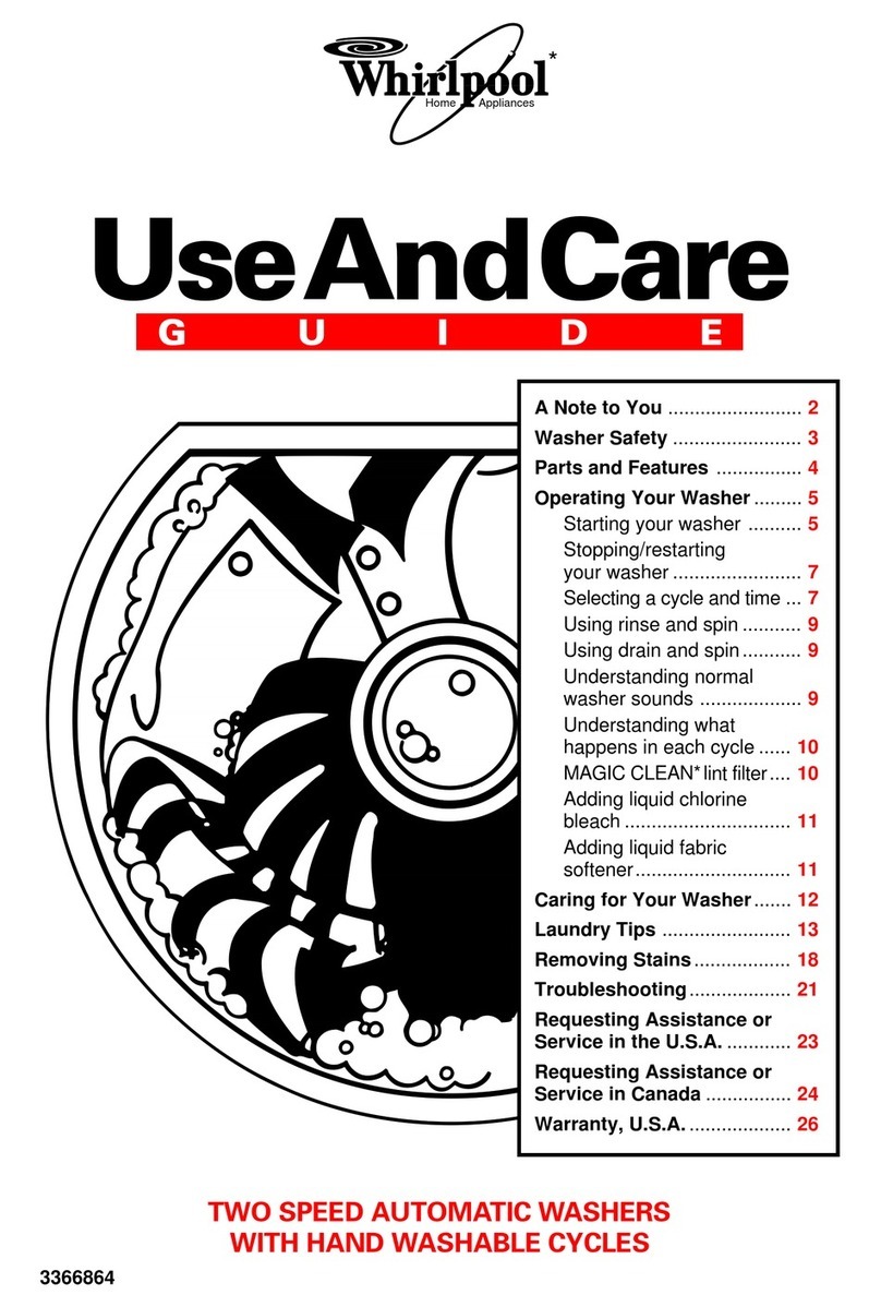 Whirlpool LSL9244EQ0 User manual